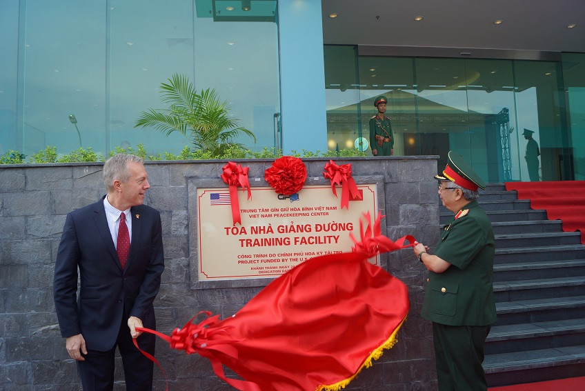 Trung tâm Gìn giữ hòa bình Việt Nam sẽ được nâng cấp thành Cục Gìn giữ hòa bình Việt Nam. Ảnh: Nguyễn Minh