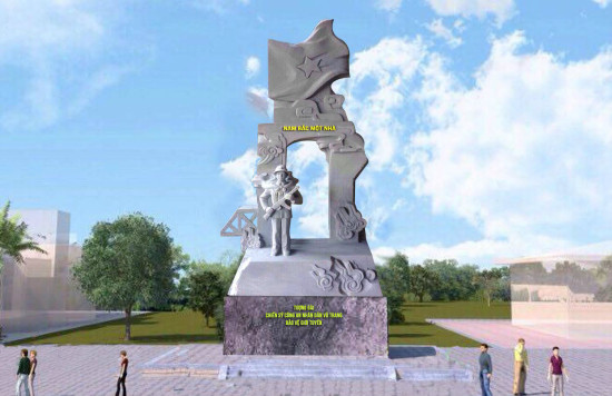 Khánh thành tượng đài chiến sĩ bảo vệ giới tuyến