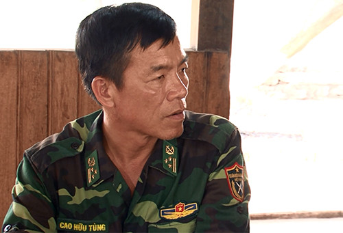 Thượng tá Cao Hữu Tùng - Đồn trưởng Đồn biên phòng 747, một trong 4 cán bộ bị Bộ Tư lệnh BĐBP ra quyết định tạm đình chỉ công tác. Ảnh: Vnexpress