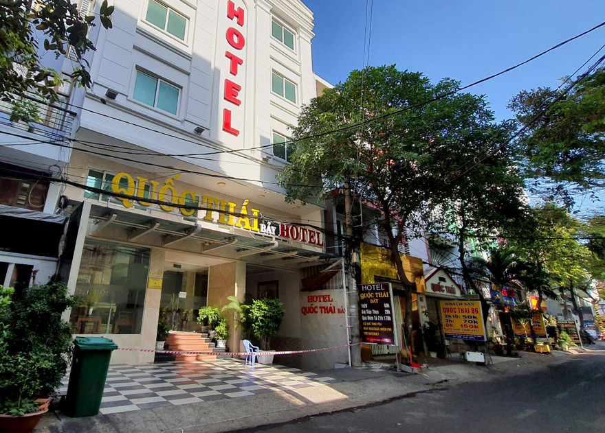 Khách sạn nơi bệnh nhân 2580 lưu trú ở TPHCM.