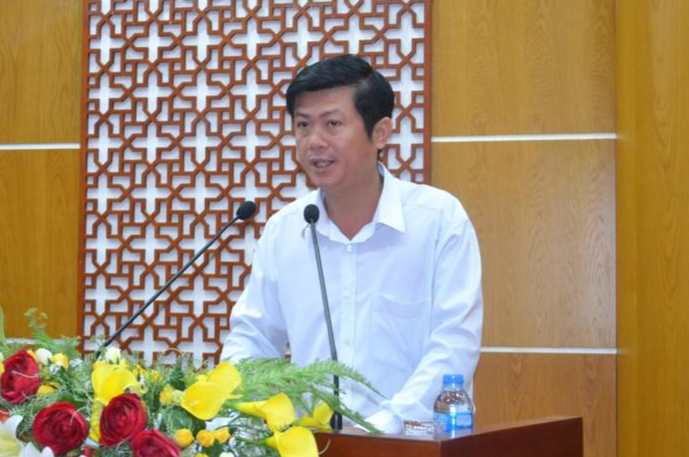 Ông Trần Lê Duy - tân Chủ tịch LĐLĐ tỉnh Tây Ninh. Ảnh: Tân Châu.