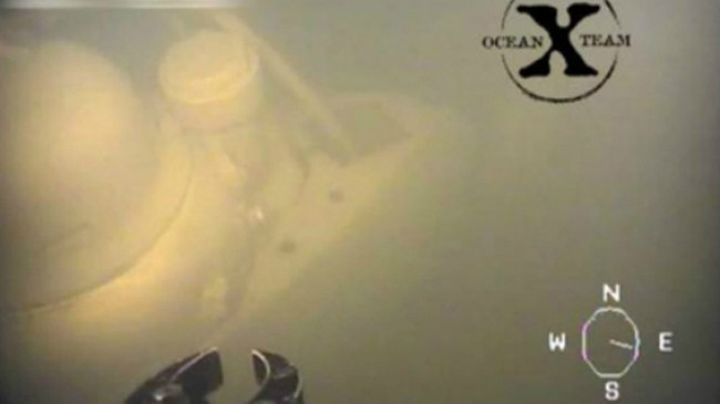 Xác tàu ngầm tại ngoài khơi bờ biển Thụy Điển. Ảnh: expressen.se