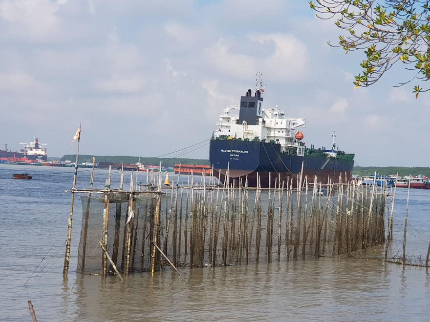 Khu vực xảy ra sự cố.