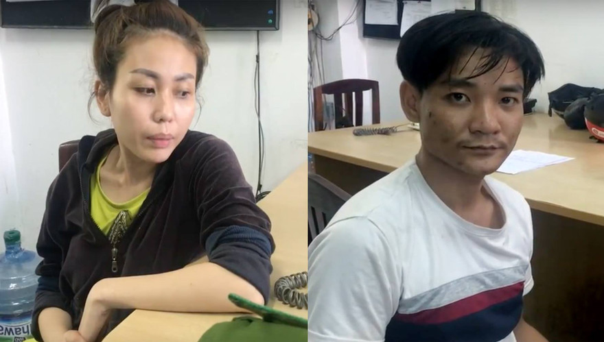 Tân và Đào tại công an.