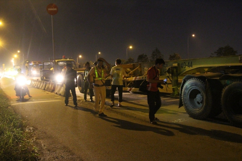 Hiện trường tai nạn.