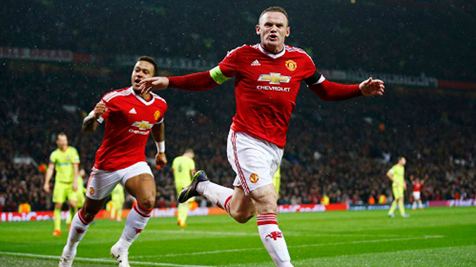 Rooney ghi bàn duy nhất cho đội chủ sân Old Trafford. Ảnh: Reuters.