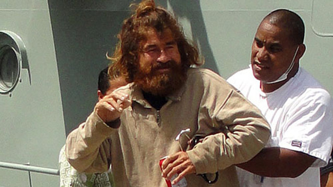 Alveranga sống sót trở về hồi đầu năm 2014. Ảnh: Guardian