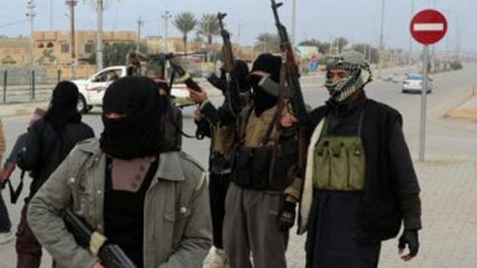 Các thành viên phiến quân IS. 