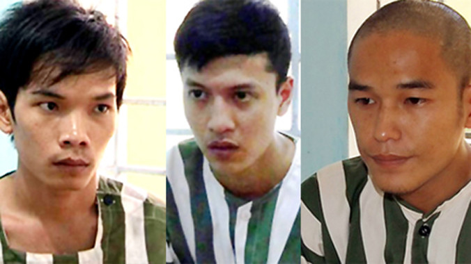 Tiến (trái) và Thoại (phải) không ít lần muốn dừng tay thảm sát. Ảnh: Hoàng Trường