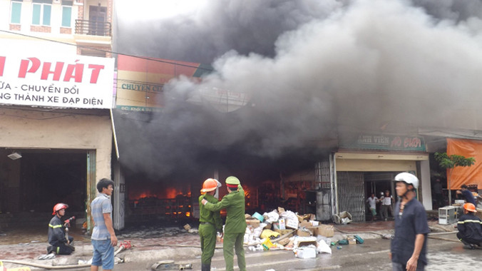 Hiện trường vụ cháy