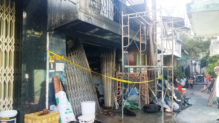 Ngôi nhà xảy ra vụ việc thương tâm