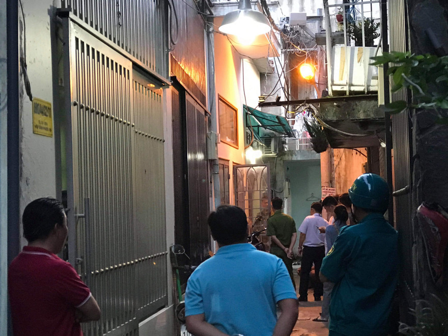 Hiện trường vụ việc.