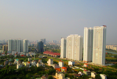 Nhiều dự án căn hộ cao cấp tại Hà Nội đang được chủ đầu tư giảm giá bán hàng trăm triệu đồng. Ảnh minh họa