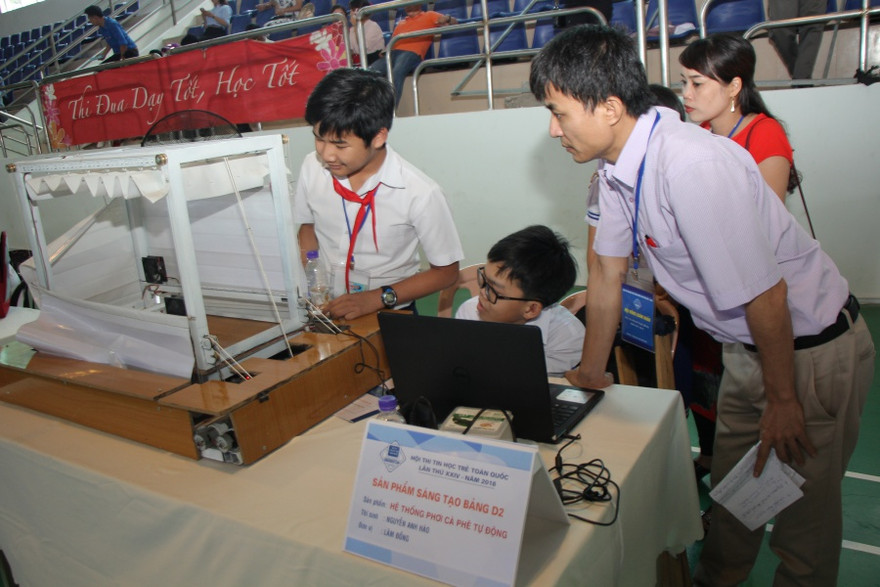 257 học sinh các tỉnh, thành tham dự Chung kết Tin học trẻ toàn quốc 