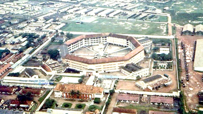 Khám Chí Hòa nhìn từ trên cao trước năm 1975. Ảnh: S.T