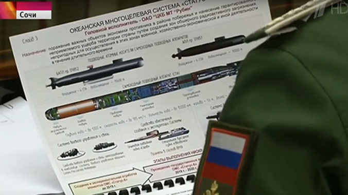 Tài liệu về dự án Status 6 mà truyền hình Nga để "rò rỉ". Ảnh: RT