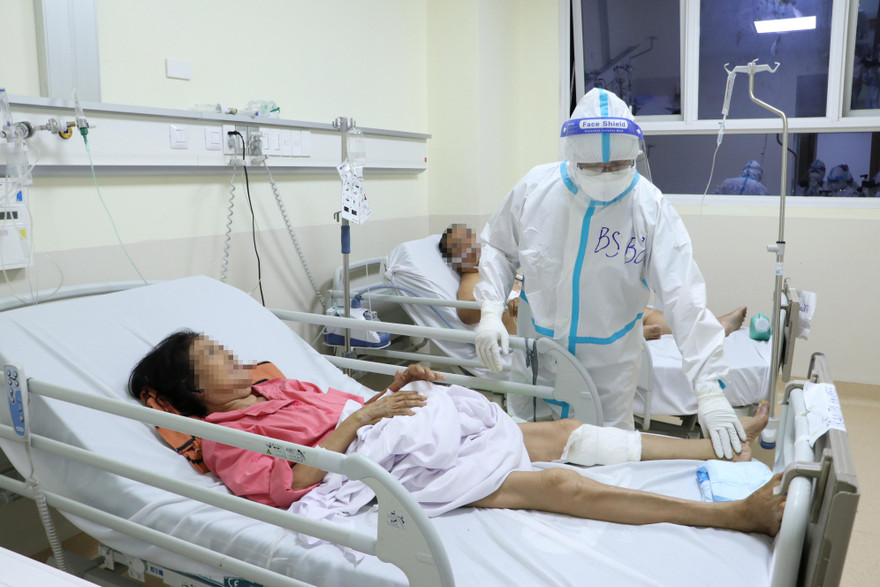 Bệnh nhân hồi phục sau ca phẫu thuật.