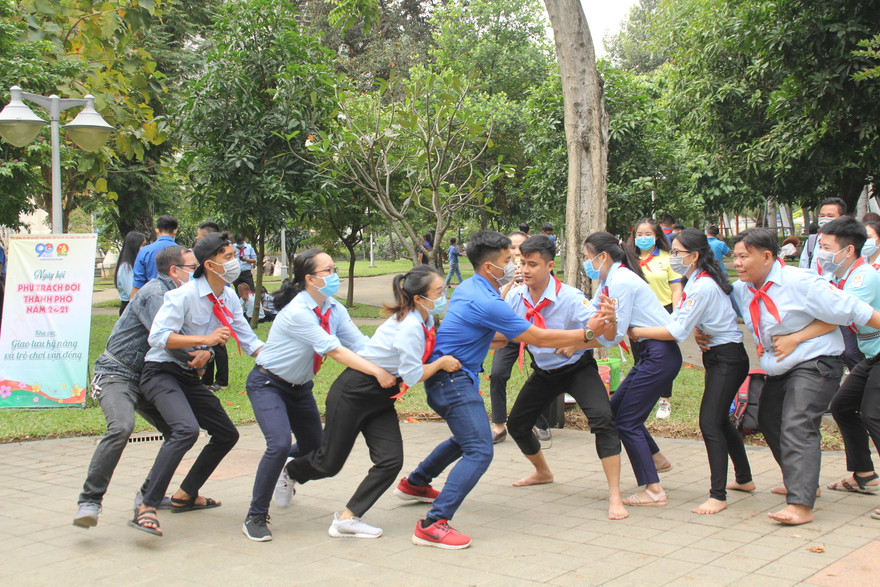 Sôi nổi ngày hội Phụ trách Đội TPHCM 