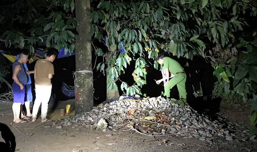 Hiện trường vụ việc.