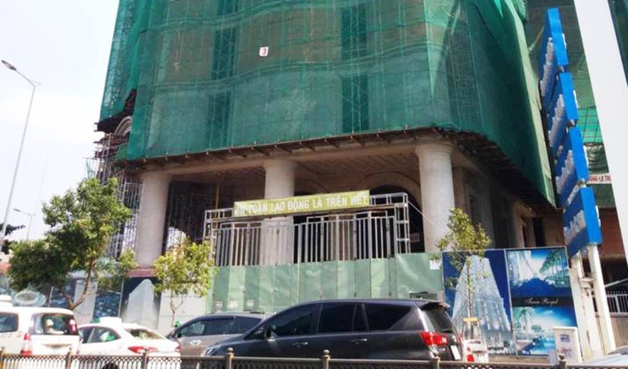 Công trình xảy ra vụ việc.