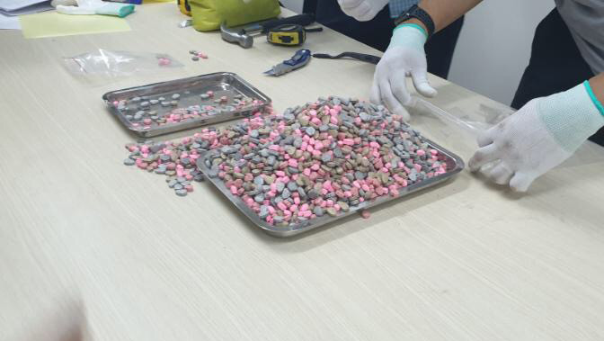 Lượng lớn ma túy được phát hiện.