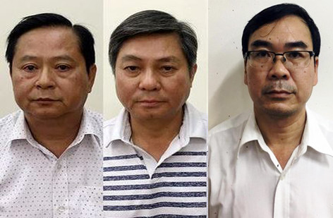 Các bị can bị khởi tố, bắt tạm giam.