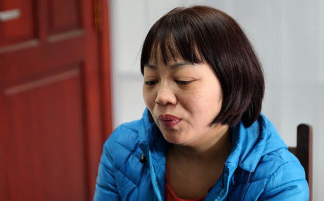 Bị can Đào Thị Thanh Bình.