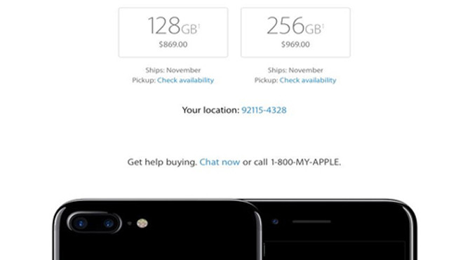 Nhiều người phải chờ tới tháng 11 mới nhận được iPhone 7.