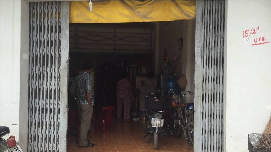 Phòng trọ xảy ra vụ việc.