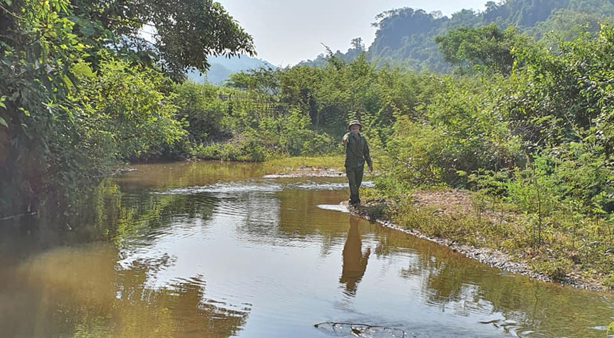 Vị trí xảy ra vụ đuối nước thương tâm