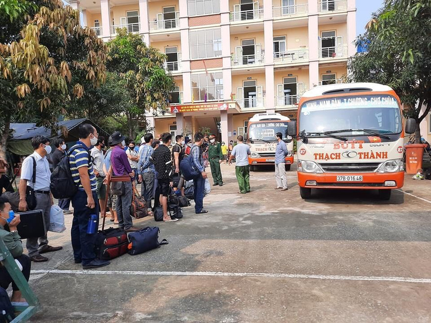 Hơn 4.300 người hoàn thành thời gian cách ly tập trung được trở về địa phương.