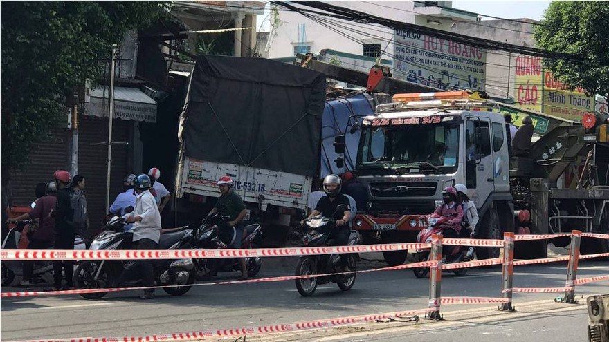 Hiện trường vụ việc.