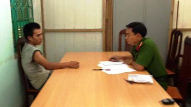 Đối tượng chiến tại cơ quan công an