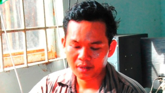 Hung thủ tại cơ quan công an.