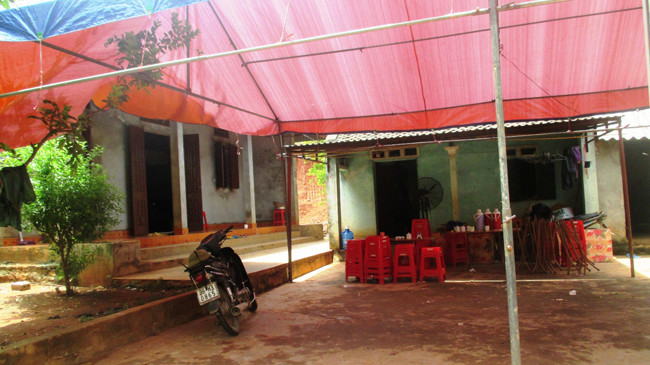 Hiện trường nơi xảy ra vụ việc. Ảnh: Phạm Nhài