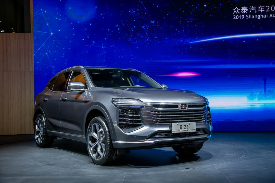 Mẫu concept Zotye T600 thế hệ mới được giới thiệu tại triển lãm ôtô Thượng Hải.