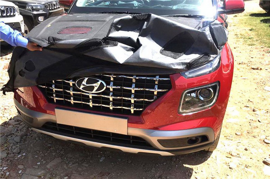 Hyundai Venue lộ những hình ảnh rõ nét trước ngày ra mắt
