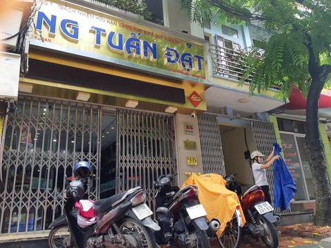 Tiệm vàng bị kẻ gian đột nhập. Ảnh: Công an TP Hồ Chí Minh