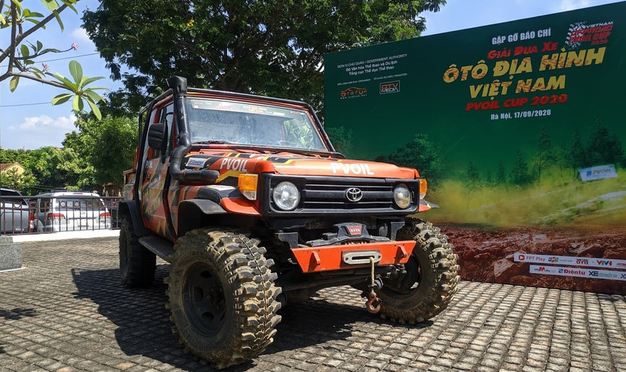 Giải đua xe địa hình đầu tiên tổ chức năm 2020 ở Việt Nam