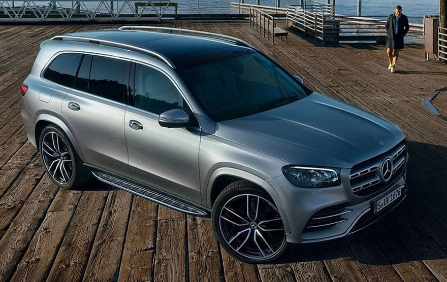 Mercedes-Benz GLS 2020 - Đối thủ BMW X7 lộ ảnh chính thức