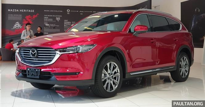 Mazda CX-8 đã từng xuất hiện tại Malaysia. Ảnh: Paultan