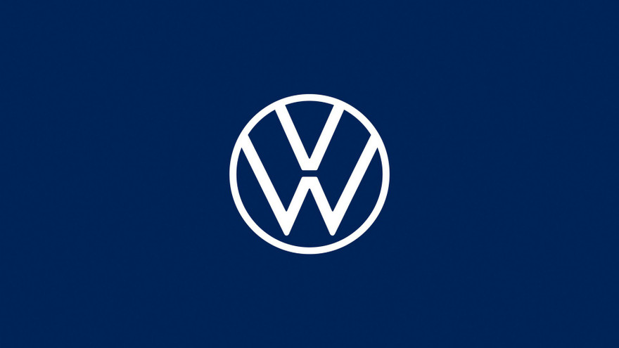 Volkswagen tung logo nhận diện thương hiệu mới