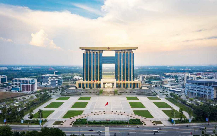 Một góc thành phố mới Bình Dương