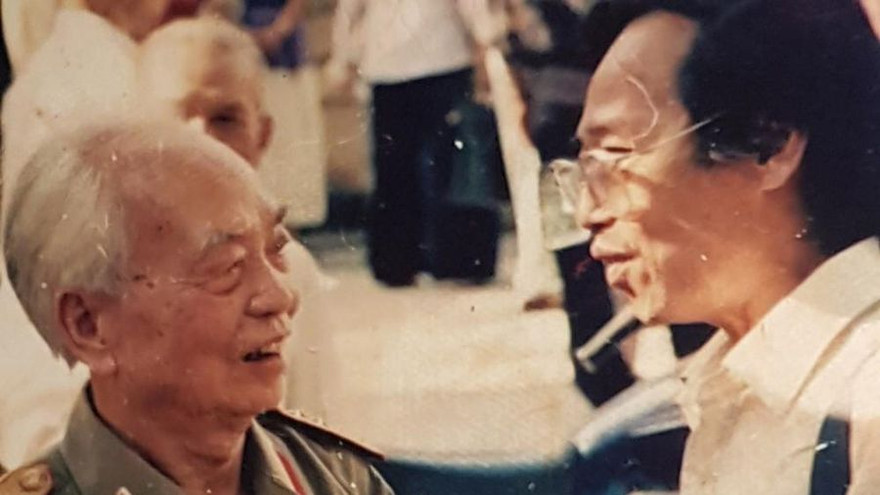 Ông Trịnh Tiến và Đại tướng Võ Nguyên Giáp