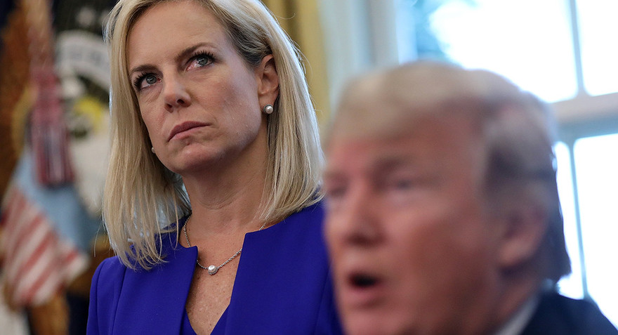 Bộ trưởng An ninh Nội địa Mỹ Kirstjen Nielsen. Ảnh: Politico