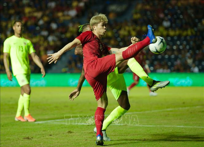 Cầu thủ Công Phượng trong một trận đấu. Ảnh: Nguyễn Minh Tiến/TTXVN