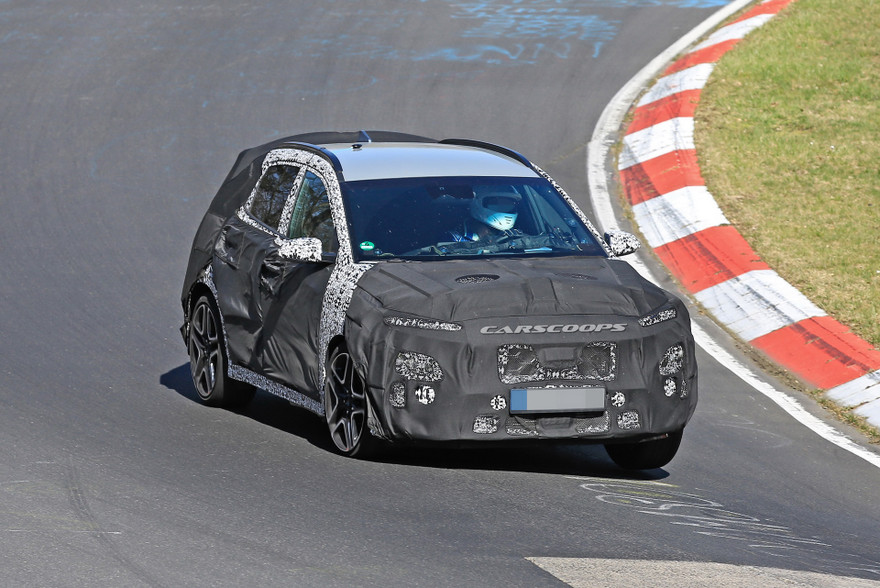 Hyundai Kona phiên bản hiệu suất cao lộ ảnh chạy thử