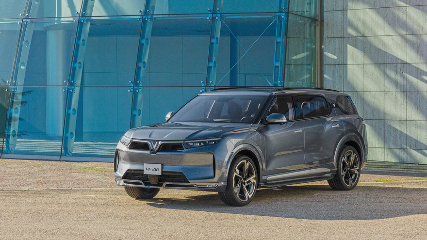 Cận cảnh SUV cỡ lớn chạy điện VinFast VF e36