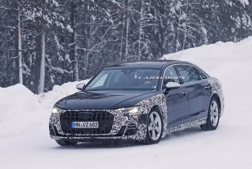 Rò rỉ xe sang Audi cạnh tranh Mercedes-Maybach S-Class