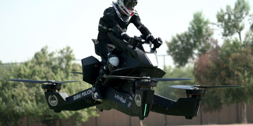 Xe bay Hoverbike không hề dễ điều khiển
